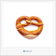 pretzel, پرتزل (نوعی نان به شکل گره)