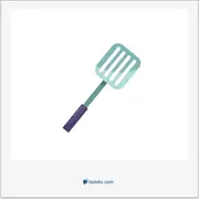 skimmer, کفگیر (سوراخ‌دار مسطح)