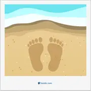 جای پا, footprint, footstep, spoor, trace, track