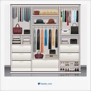 کمد, commode, wardrobe, chest of drawers, lowboy, closet, cabinet, cupboard